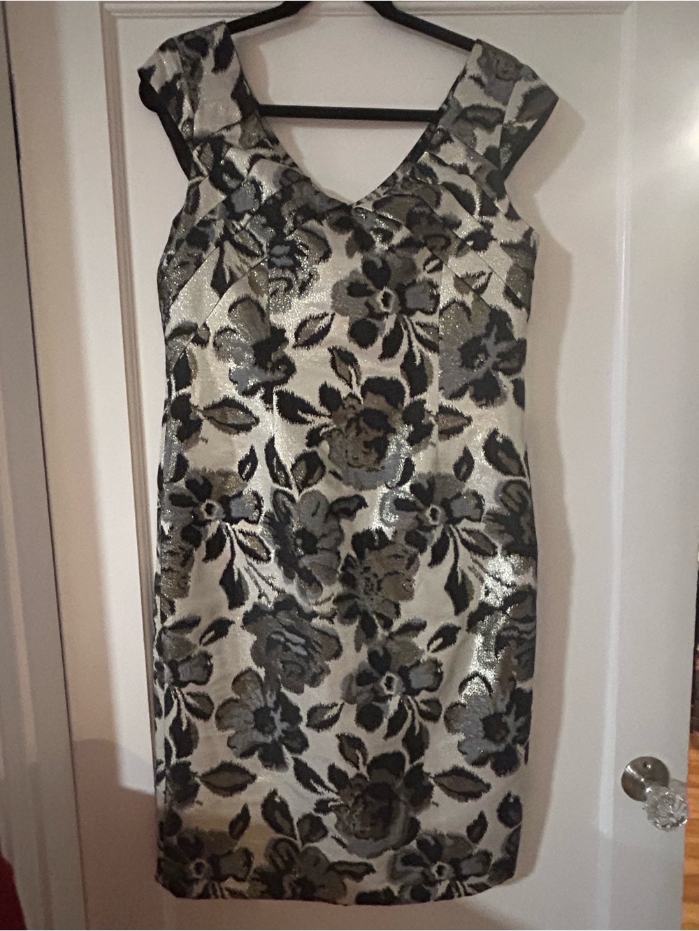 Elegant dress with a bit of sparkle.